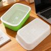 2Pcs High Ventilation Germination Tray Double Layer Grow Nursery Plate  Household Cultivation