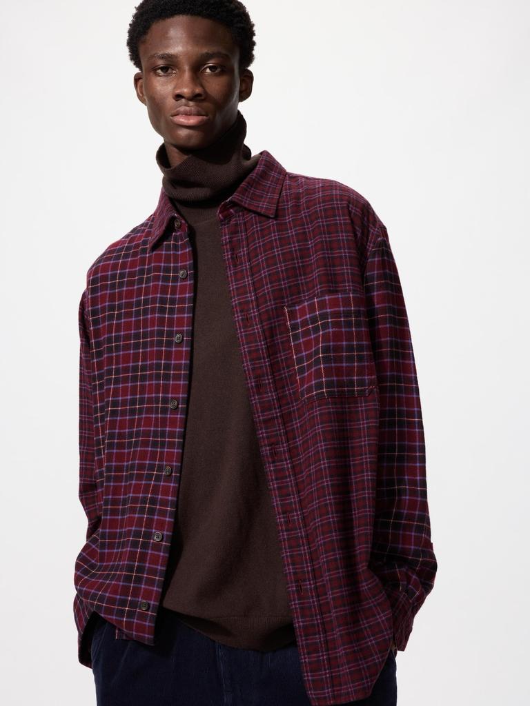 Uniqlo Flannel Shirt  Long Sleeve 