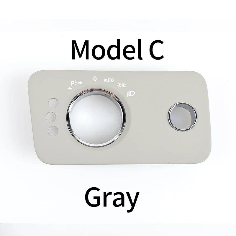 

3 цвета Аксессуары для интерьера автомобиля Накладка на панель кнопки переключателя фар для BENZ 2007-2009 W219 CLS 300 350 320 400 450 500 Model C Gray