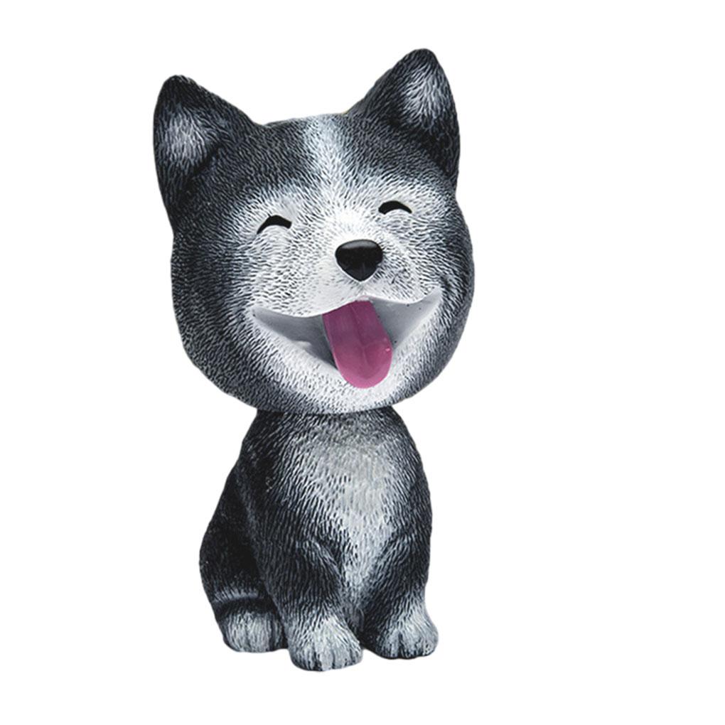 Exquisite Craft And Unique Head Nodding Puppy For Car Interior Or Home Shaking Head Puppy Ornaments