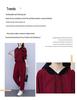 Autumn Plus Size Hooded Corduroy Fashion Set - Slimming Two-Piece for Casual Wear