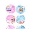 500 Cute Easter Egg Stickers Envelope Seal Seals Crafts for Birthday Packing Box Festival