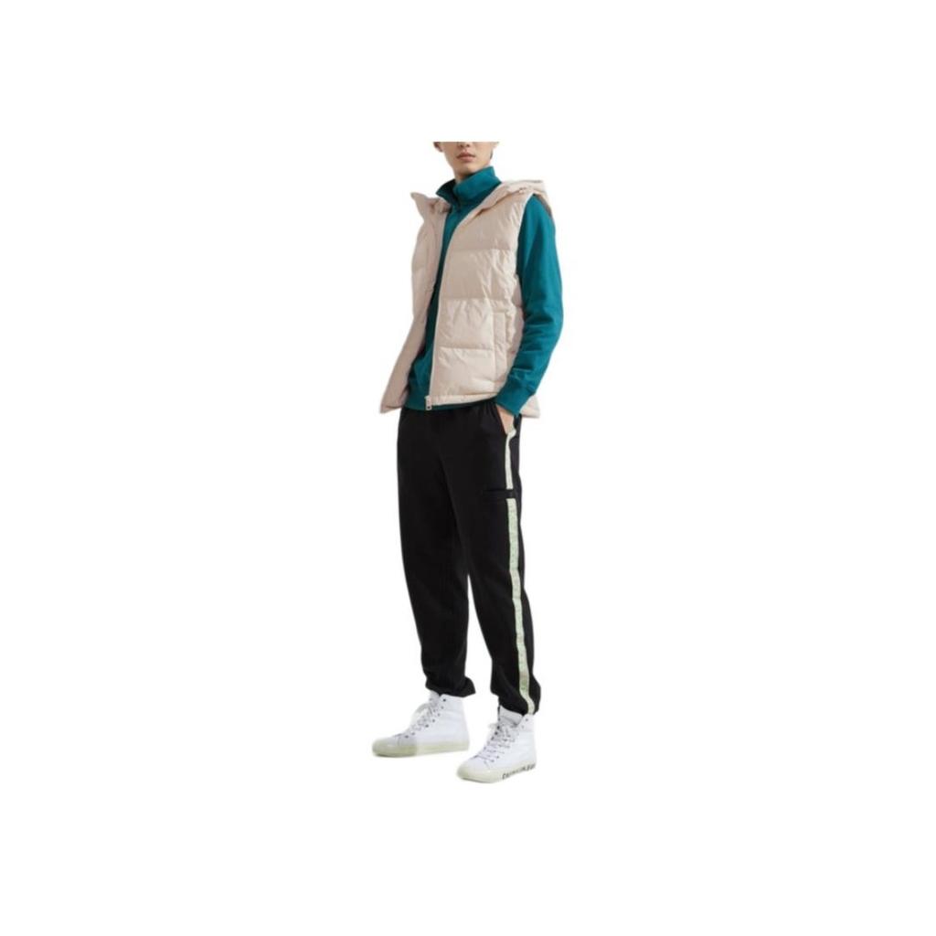 Calvin Klein FW23 Letter Casual Straight Pants Men Bottoms Space-Black J324467