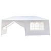 3x6m 6-sided 2 Doors Spiral Tube Pergola White Pe Cloth Strong Waterproof Tent For Household Wedding