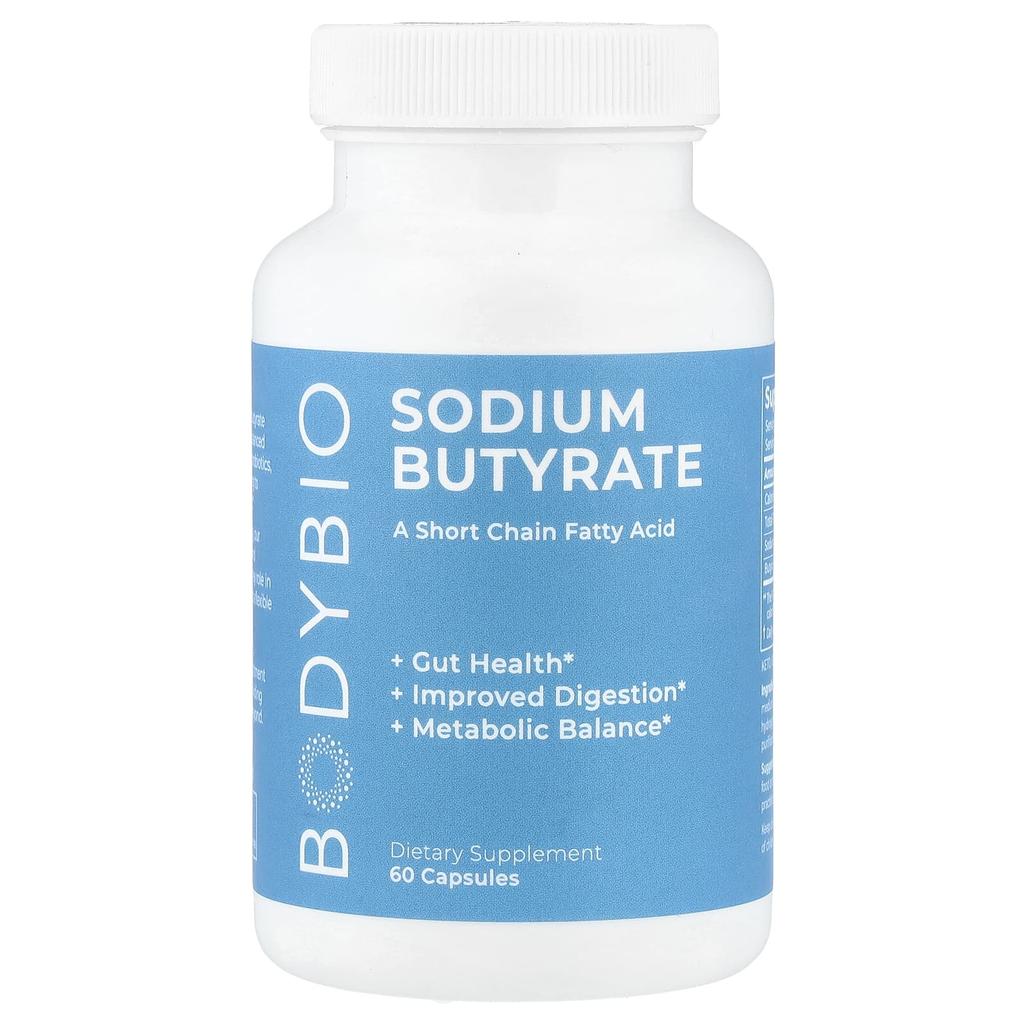 Sodium Butyrate, 60 Capsules