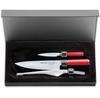 F.Dick Red Spirit Knife Set with Box, 3 Pieces (81748000)