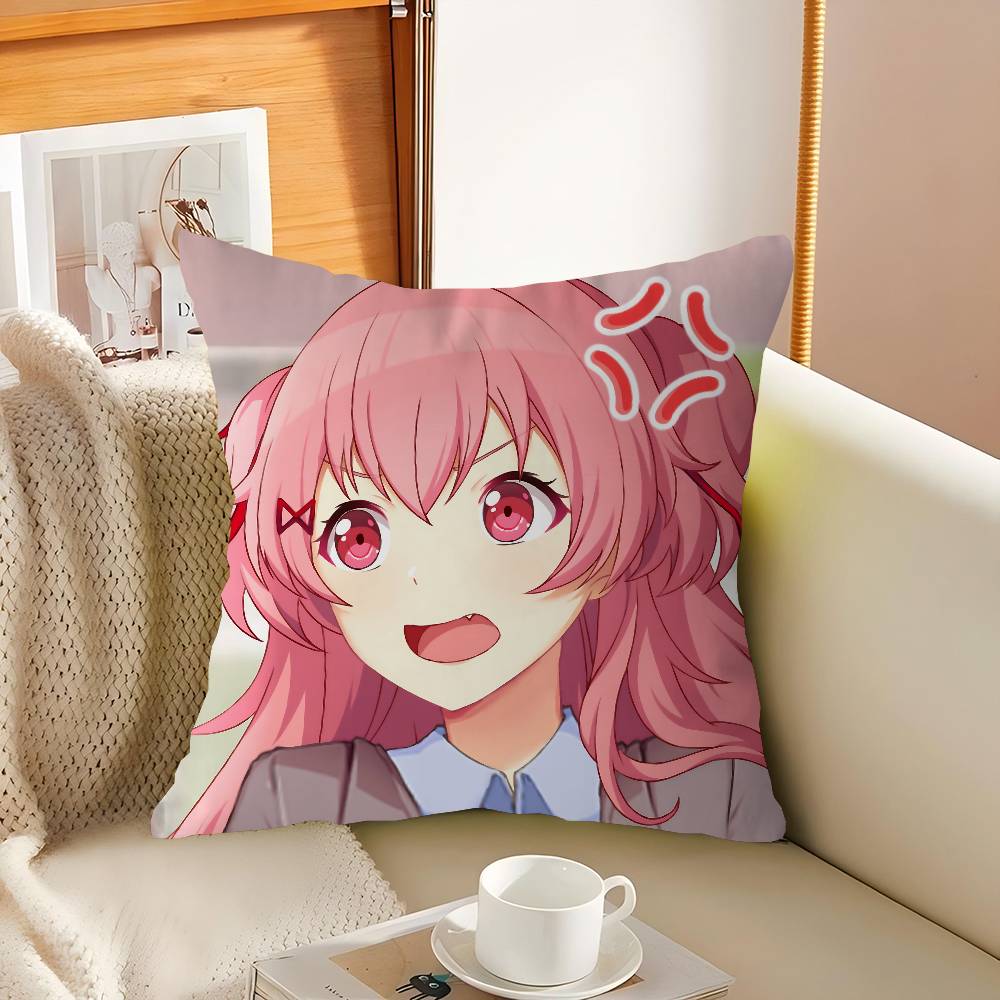 A-Airi Momoi Cartoon Cushion Cover Decorative Pillow Sofa Home Decor Case Pillow Cases