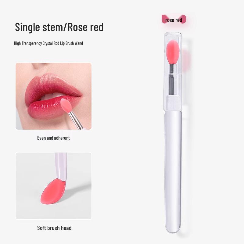 TikTok Silicone Lip Brush – Portable Lip Gloss & Balm Makeup Tool