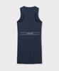 Vestito senza maniche plissettato in tessuto W SERGIO TACCHINI (marina)