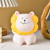 Cartoon Cute Lion Multifunctional Makeup Brush Bucket Home Bedroom Dressing Table Desktop High-End Eyebrow Pencil Storage Bucket