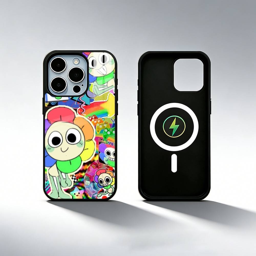 D-Dandy World Phone Case For iPhone17,16,15,14,13,12,11 Plus,Pro Max Magnetic For Magsafe Wireless Charging