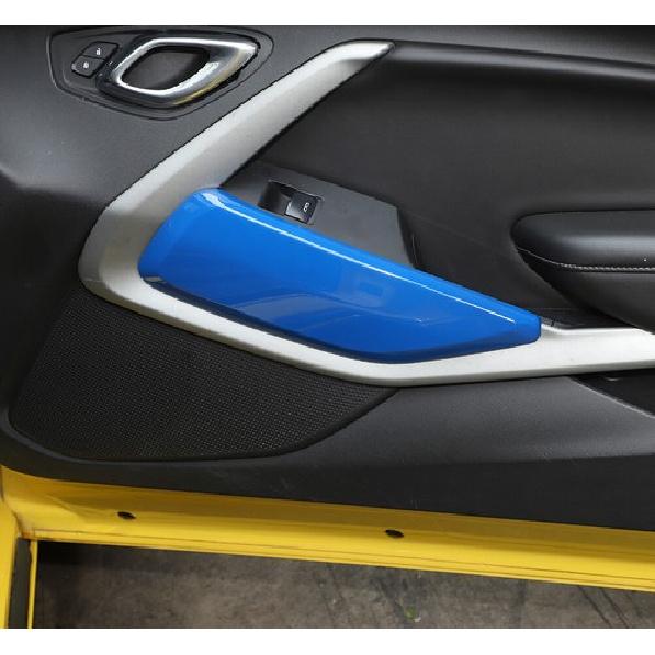 Dekorverkleidung für Innen Türverkleidung für Chevrolet Camaro 2016+ Blaue Zubehörteile