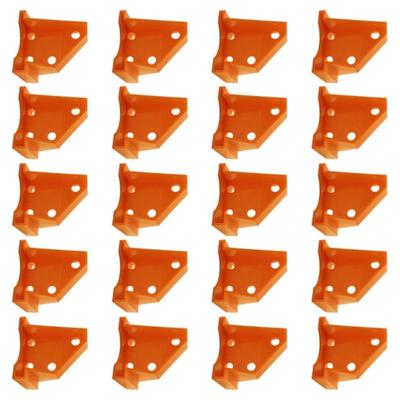 Pack of 20 Floor Installation Shims Double Size Preferences 1/4 Foot and 1/2 Foot Trilateral Soft Handling Stability Direct Current Various Flooring