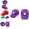 Super Mario Role Play Purple Baseball Cap Embroidered Outdoor Accessory