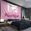 Custom Name,Pink Panther Wall tapestry, aesthetic printed fabric blanket, suitable for bedroom, living room, and home decor.
