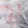 Bohemian Girl Bowknot Airbag Phone Case For iPhone 16 15 14 13 12 Mini 11 Pro Max XR XS 7 8 Plus Soft TPU Anti Drop Clear Cover