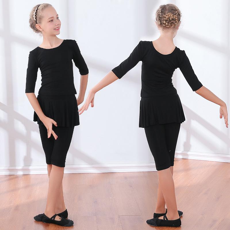 Tanz- & Fitness-Yoga-Kleidung für Mädchen - Gymnastik-Outfit für Kind & Eltern - Frühling bis Herbst