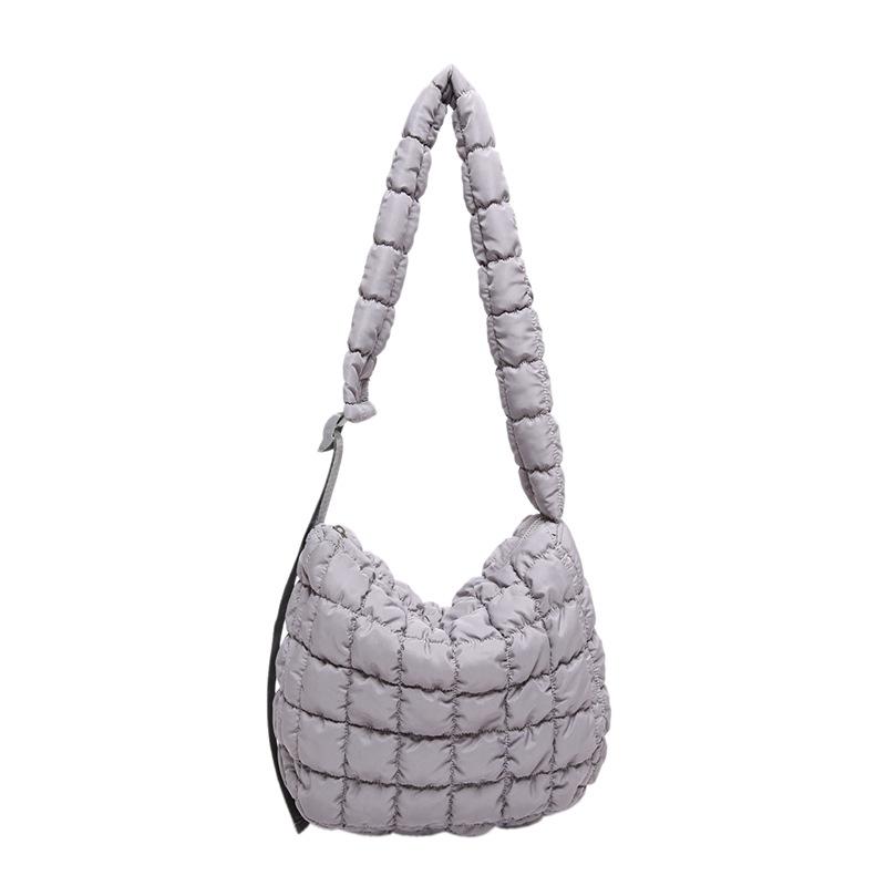 New pleated cloud bag large shoulder strap adjustable shoulder bag large capacity bubble tote messenger women's bag