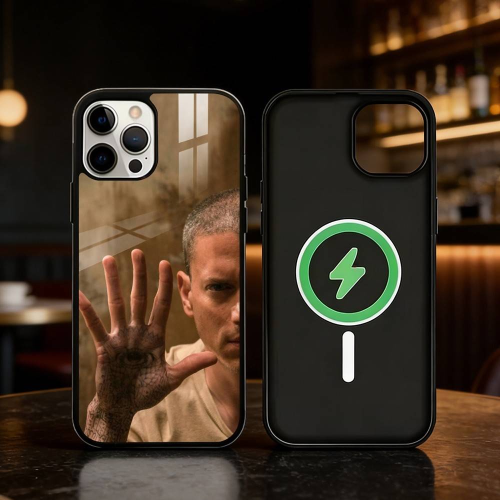 P-Prison Break Phone Case For iPhone 17,16,15,14,13,12,Plus,Pro,Max For Magnetic Wireless Charge