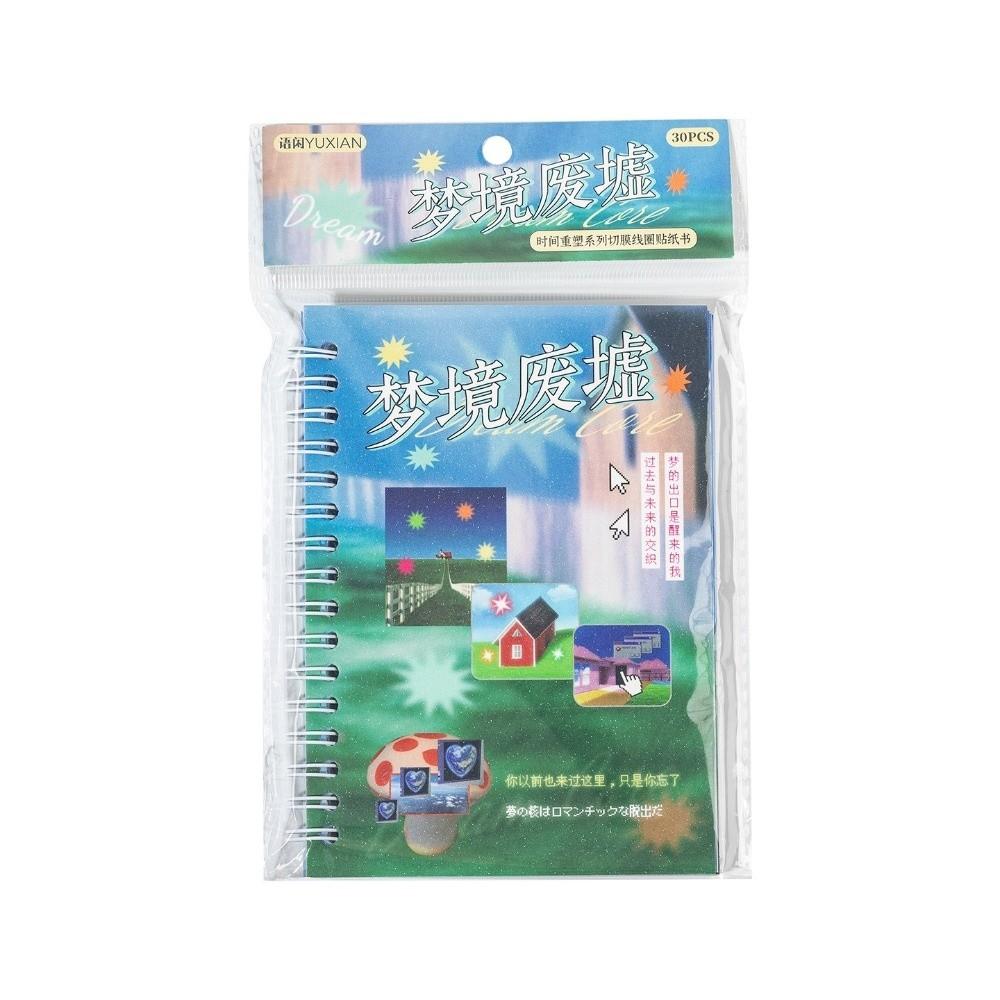 Collage Material 3D Sticker Book Cartoon Style Diary Sticker Phone Case Decoration