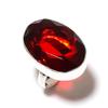 Natural Mozambique Garnet Gemstone 925 Sterling Silver Gift Ring Size 7 G2m25