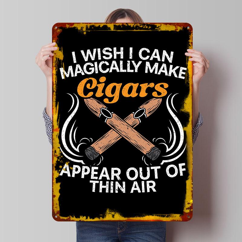 Cigarette Smoker Printed Poster Customized Wall Art Retro Vintage Metal Tin Signs for Decoration At Home Decorations House Decor
