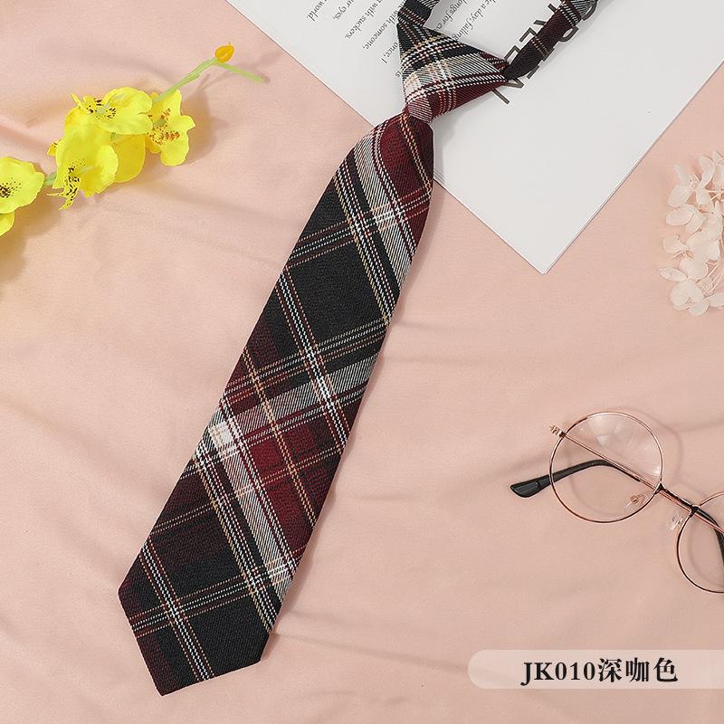 Japanese Plaid Black Bow Tie Collar Rope Women'S Necktie College Wind Streamer Jk Bow Shirt Ins Sailor Suit