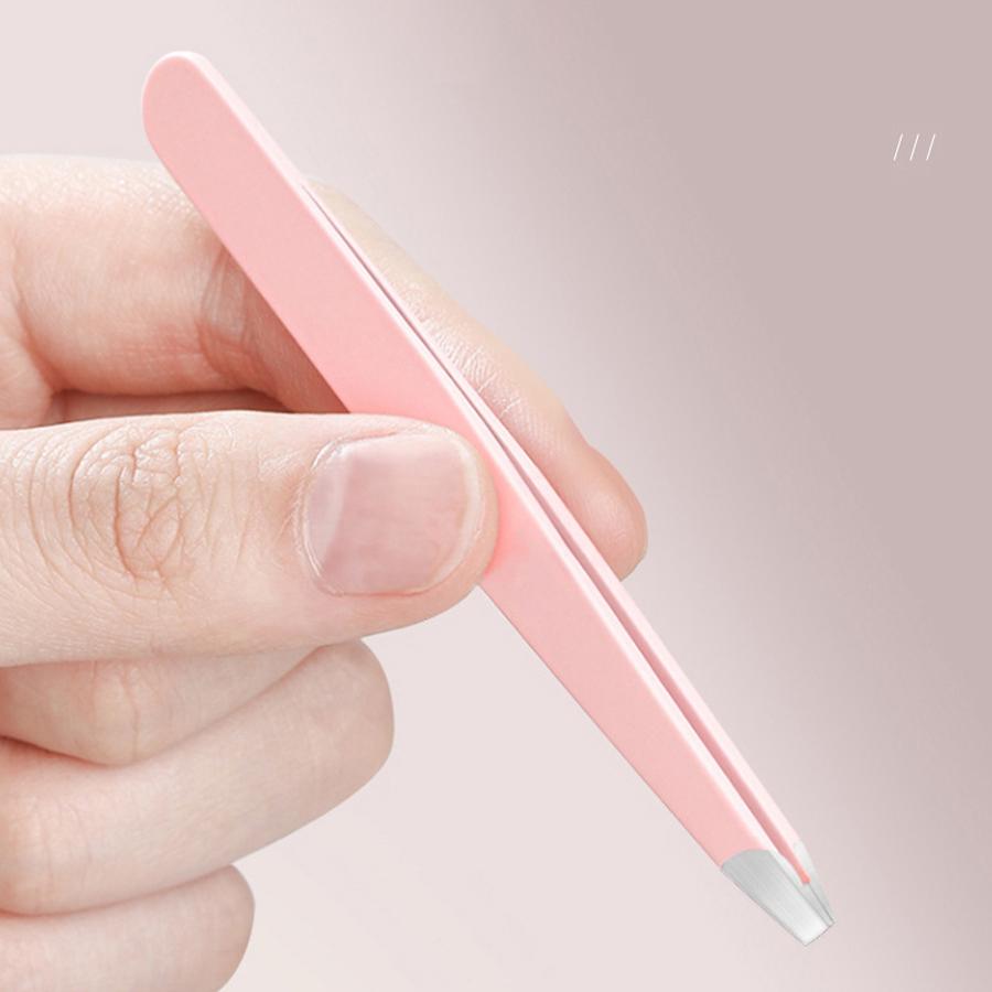 4Pcs Eyebrow Clips Multicolored Tweezers Set for Women Great Precision for Ingrown Hair Splinter Facial Hair Removal Beauty Tool