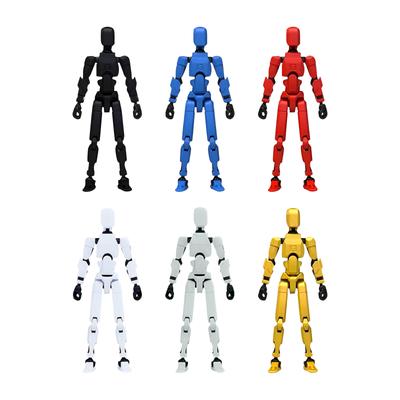 Sada mobilních panenek, 3D tištěný Titan Robot Mobilní panenka, Polohovatelná mobilní panenka, Vhodné pro sběratele, Dekorace na plochu