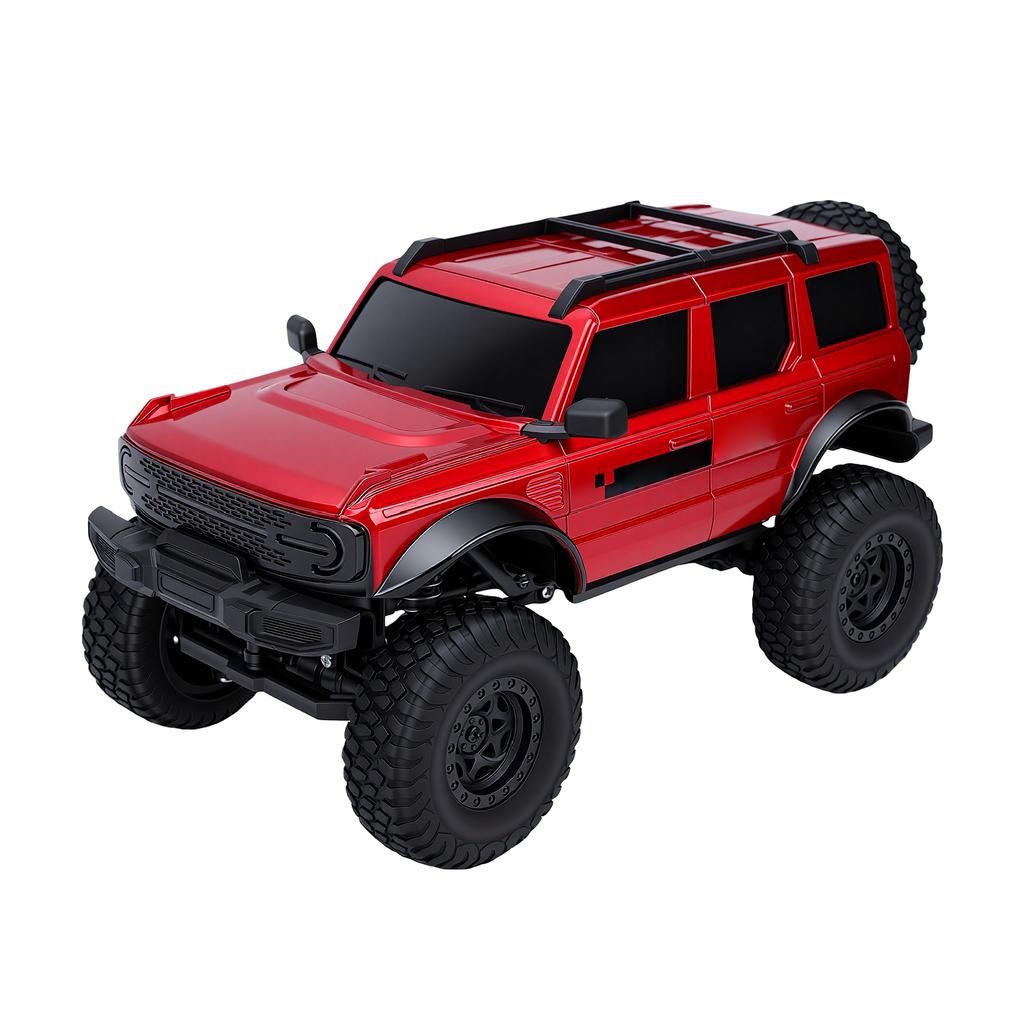 1:20 RC Car 2.4G Remote Control Crawler 4WD Off Road Truck with Dual Batteries LED Lights 20KM H Speed for Multi Terrain