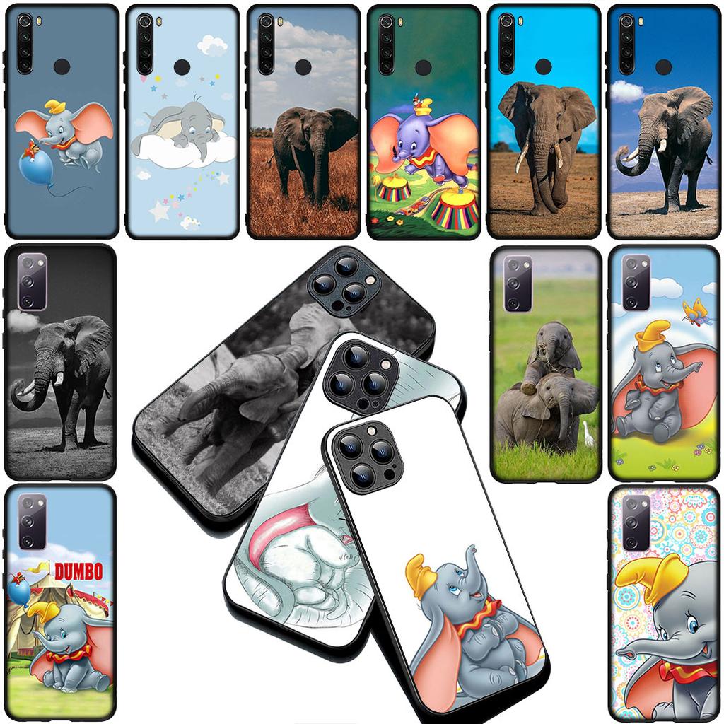 Elephant Dumbo Silicone Cover for Apple iPhone 17 Pro XS Max Air XR 6 Plus X 5 + SE 2022 SE2 6+ Coque Phone Case