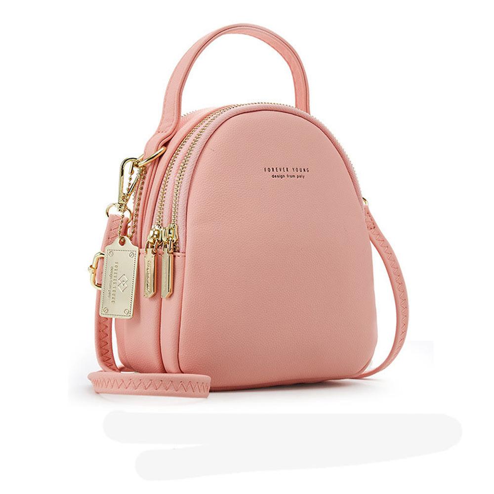 Ladies Backpacks Pure Color Ladies Bags Large-capacity Simple Ladies Small Backpacks CLE