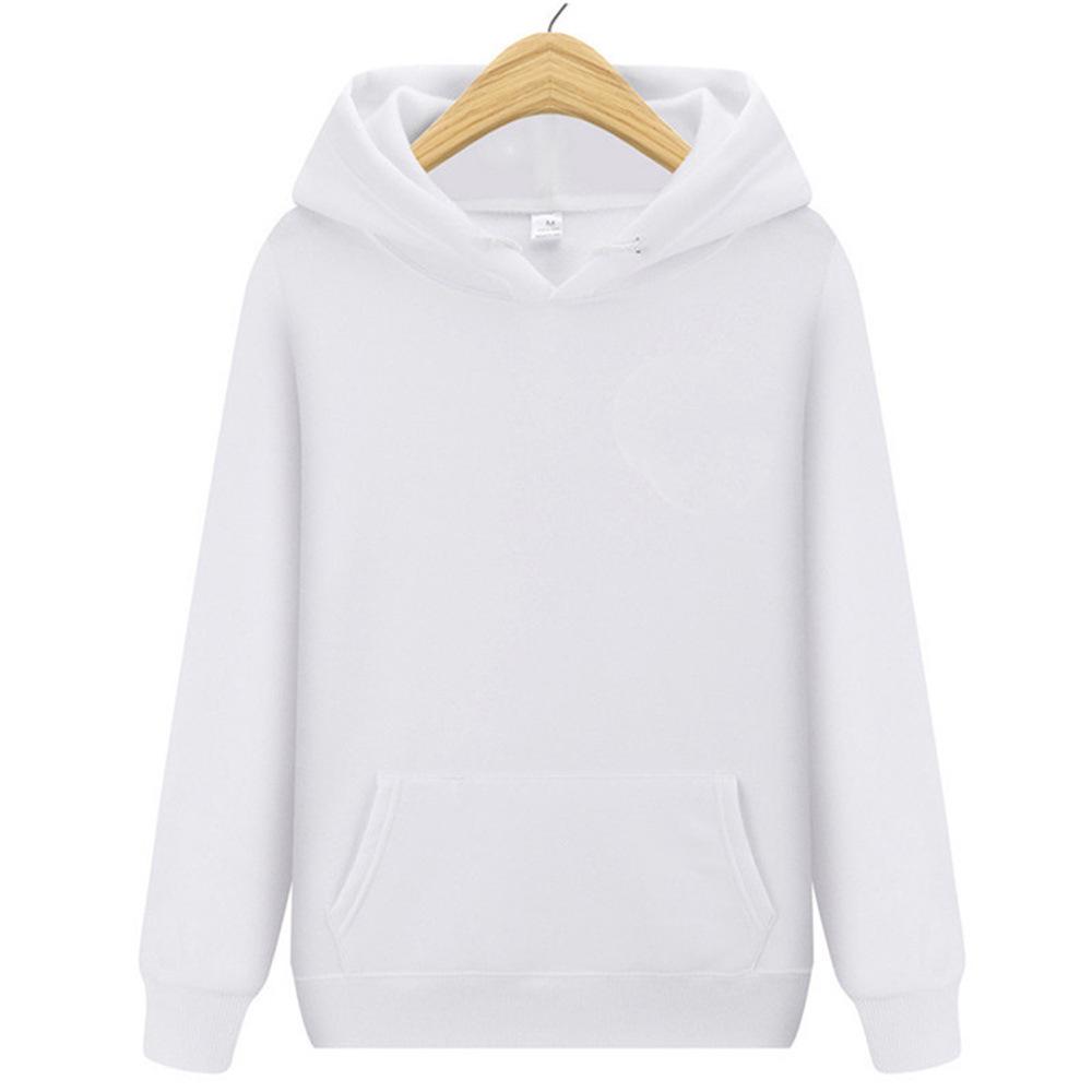 Men's Plain Color Long Sleeve Hoodie - Trendy Spring/Autumn Fashion Sports Sweatshirt.