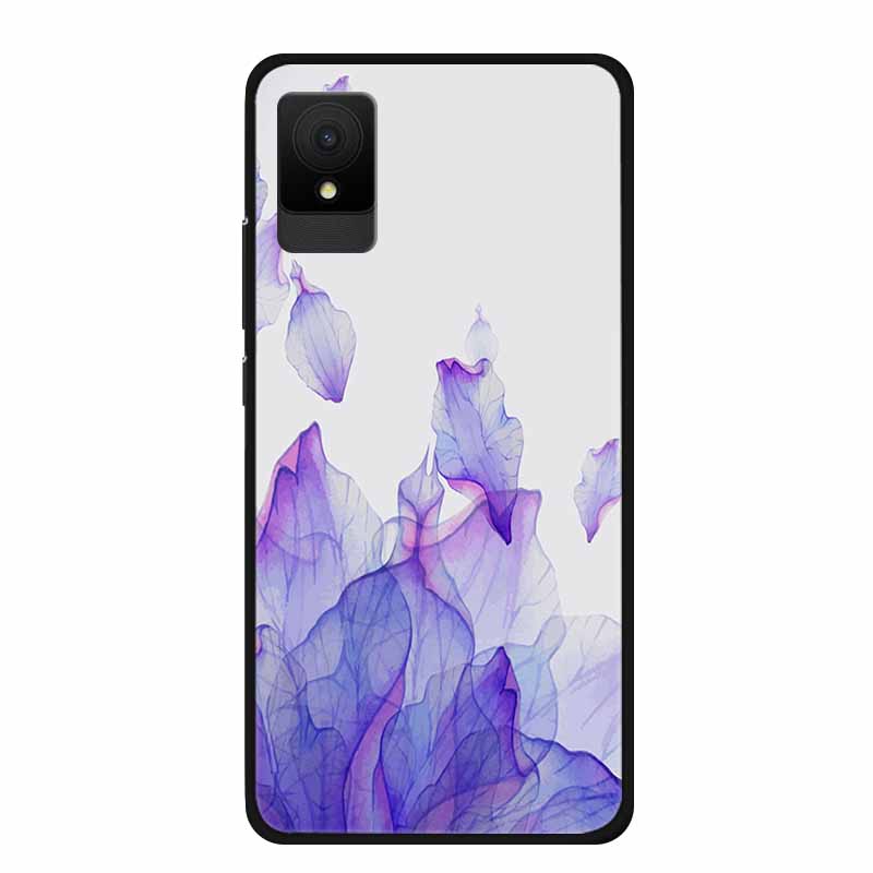 Für TCL 505 Handyhüllen Rückabdeckung Für TCL 502 Schwarzer Rand Silikon TPU Funda für TCL505 Marmor Weiche Hülle Bunte Hülle Bumper