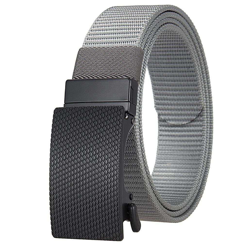 Nylon Braided Belt For Men, Rotating Cloth Belt Buckle Belt Ly36-25948-1