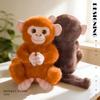 Realistice Monkey Plush Toy Stuffed Doll Orangutan Plush Doll Sparkling Eyes Monkey Doll  Baby Toys