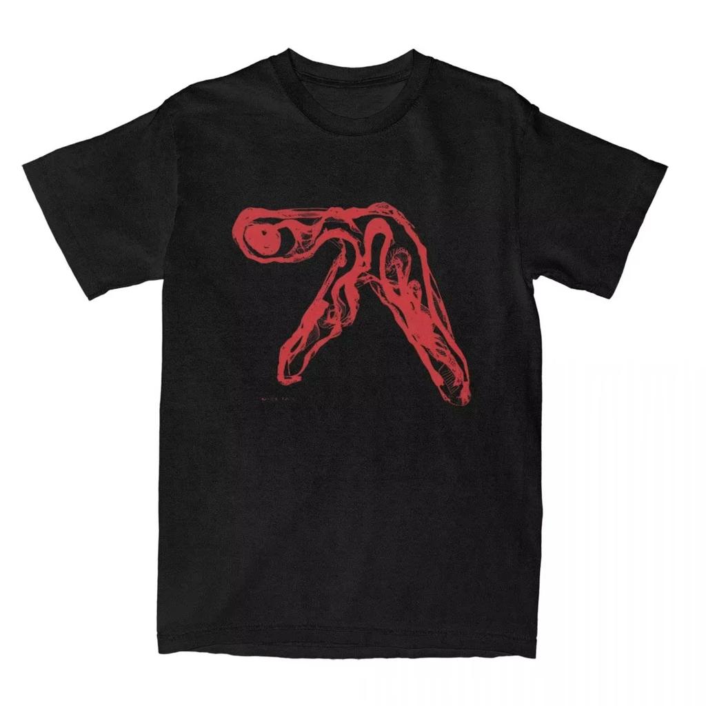 Aphex Twin Music Tshirt 2025 Summer Mens Retro Cotton Short Sleeve Round Neck Tshirt Party Tshirt Plus Size Tshirt