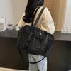 Popular New Large Capacity Bag Women's Fresh Casual Shoulder Travel Bag Simple Fashion Texture Portable Tote Bag