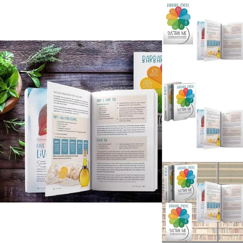 Sustain Me By Barbara O'neill Beautifully Designed White Cover Provides Inspiring Insights For Life Improvement