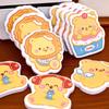 Cartoon Custard Bear Gift Sticky Notes Cute Message High Value Hand Account Decoration Material N Times Kawai Stationery Lovely