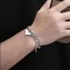 New Titanium Steel Bracelet Men 'S Tide Simple Men 'S Bracelet