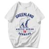 Men T Shirt Greenland Vintage 2026 Pops Y2K Graphic Oneck Unisex Tops T Shirts