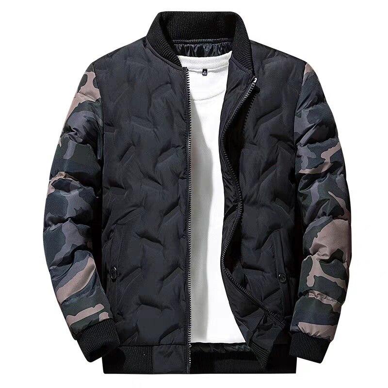 Mens Winter Jackets and Coats Outerwear Clothing Camouflage Bomber Jacket Men's Windbreaker Thick Warm Male Parkas Military
