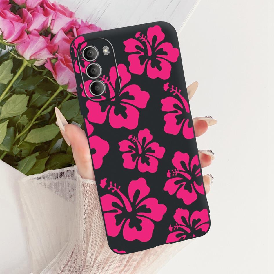 Hülle Für Motorola Moto G51 5G Cover XT2171-2 XT2171-1 Beliebte Blume Weiches TPU Silikon Handyhülle Für Moto G31 G71 5G G 51 Schale