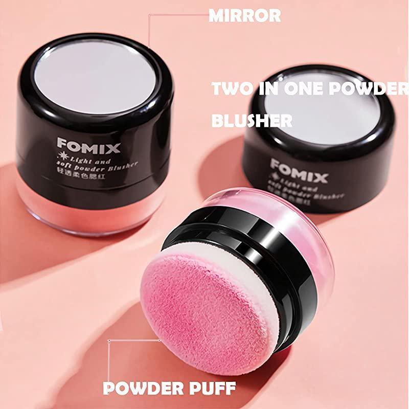 1 ks sypká pudrová tvářenka Air Cushion tvářenka Přírodní tvářenka na tváře Třpytivá tvář Vysoce pigmentovaný make-up na tvářenku, dlouhotrvající a lehký