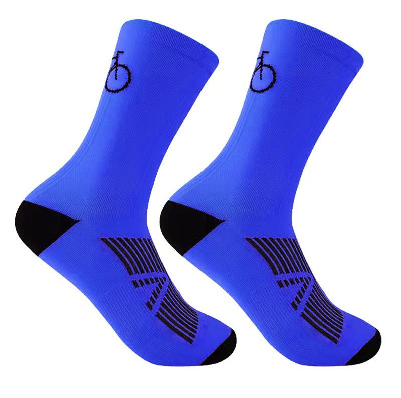 

Cross-border Outdoor Mid-Calf Cycling Socks for Road Bike Training One Size