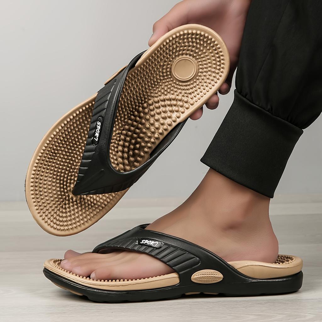 Acupressure Massage Slippers, Flip-Flops, Arch Support, Lightweight And Comfortable Summer Sandals with Shock Absorption And Anti-Slip Features