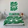 Hibernian FC Green Bedding Set Bedding Duvet Cover Set Duvet Cover Pillowcases (1 * Duvet Cover 2 * Pillowcases, Without Duvet Insert)