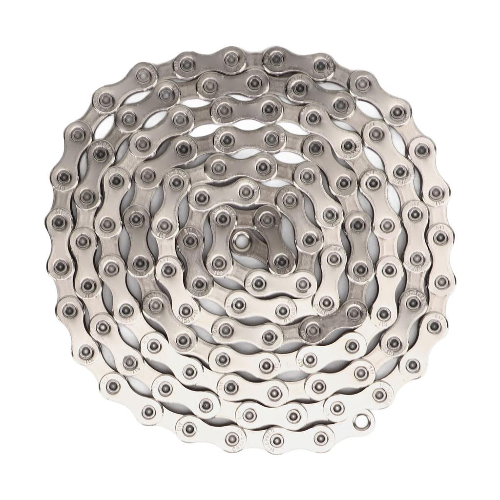 11 Speed Bicycle Chain High Carbon Steel 11 Speed Chain for Road Bike Mountain Bike SX11 Silver