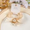 High Elasticity Bow Hair Rings Sweet Bow Design Lace Hair Accessories Hair Ties  For Women